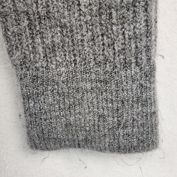 Abercrombie & Fitch Open Cardigan Sweater Women’s SZ LG Gray/Charcoal EUC - Picture 6 of 14